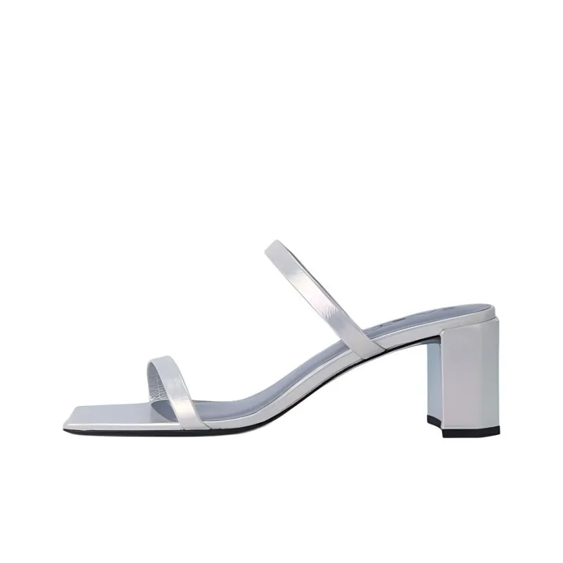 By Far Tanya Slip-Resistant Slide Slippers Women's White-0