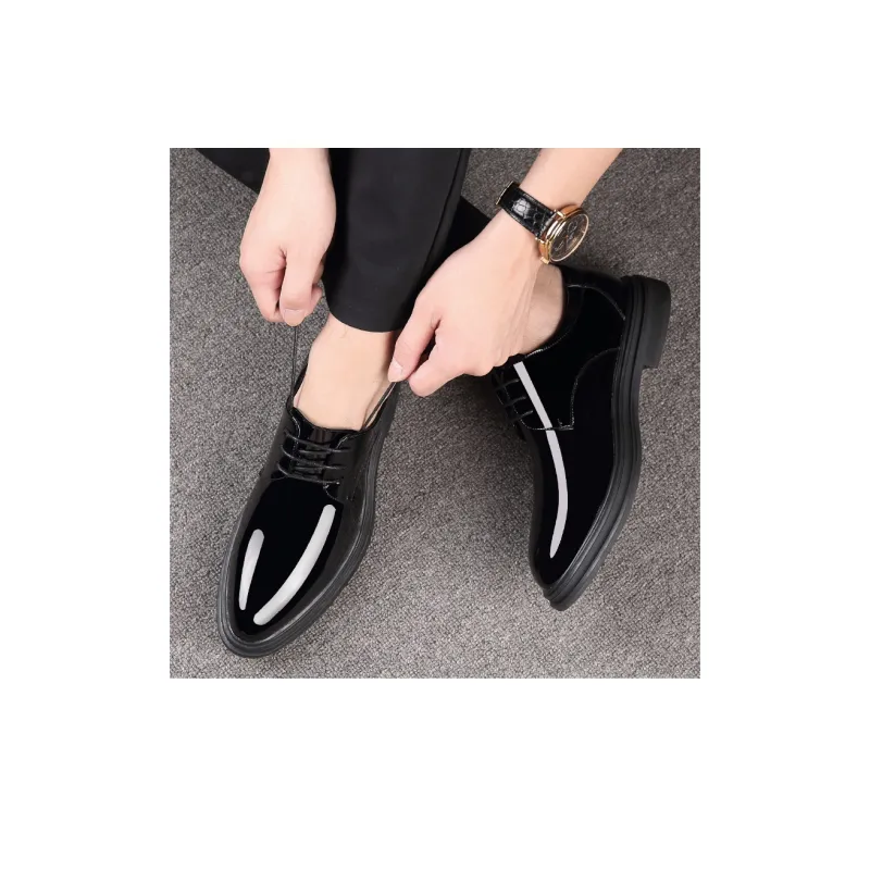 Batotem Dress Shoes Men Low Top Black-1