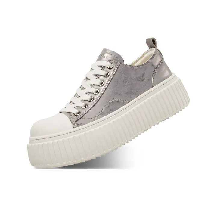 CHERYKALLY Low-Top Skateboard Shoes Women's Gunmetal-11