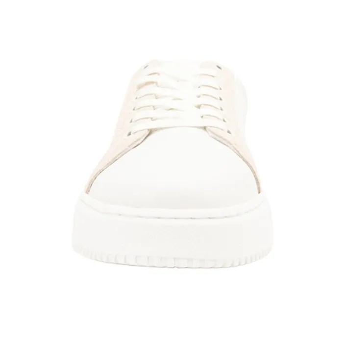 CKJ CALVIN KLEIN JEANS Jeans Low-Top Skateboard Shoes Men's Moon White-3