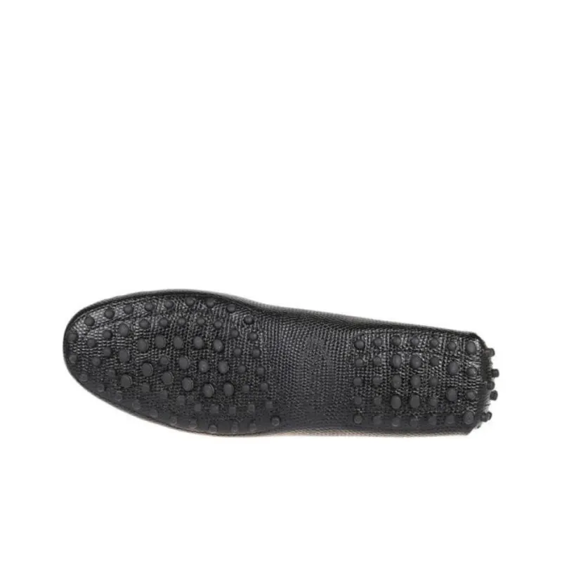 TOD'S Gommino Beanie Shoes Women's Black-5