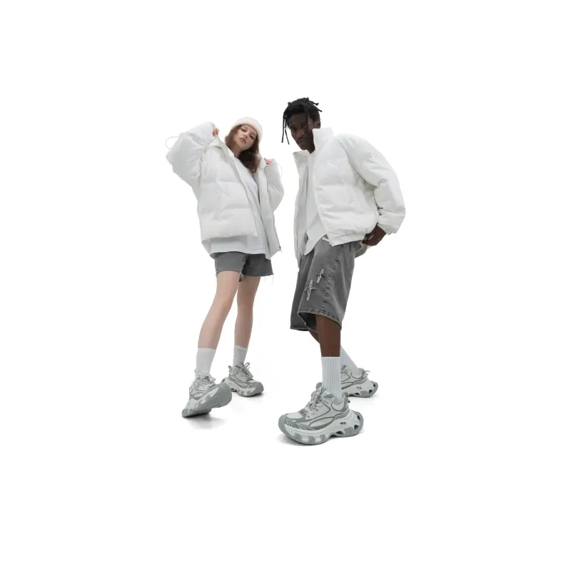 NEXT IMPULSIVE Low Top Chunky Sneakers Unisex Cloudy Gray-6