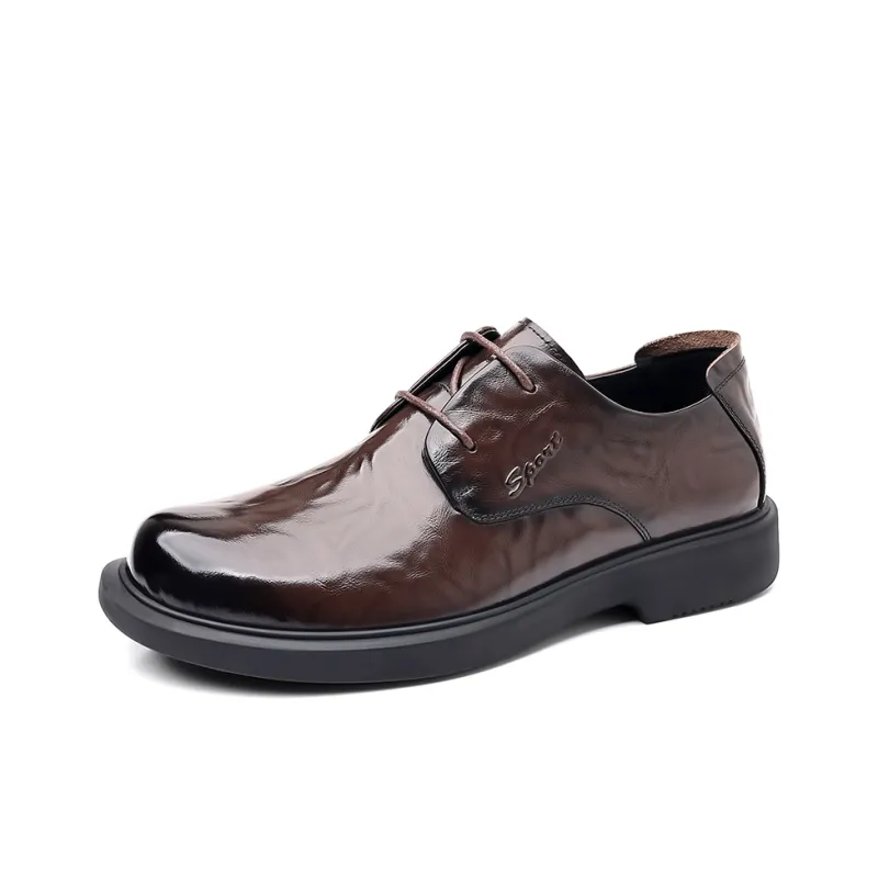 Joe Bang Wolf X XIAOTOULANG Dress Shoes Men Low Top Black/Brown-13