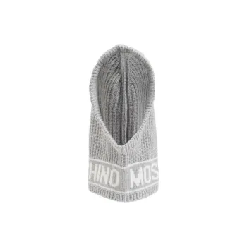 MOSCHINO Logo-intarsia Knit Balaclava