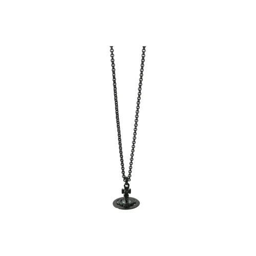 Vivienne Westwood Brass Necklaces Women's Mint Green/Gunmetal Gray