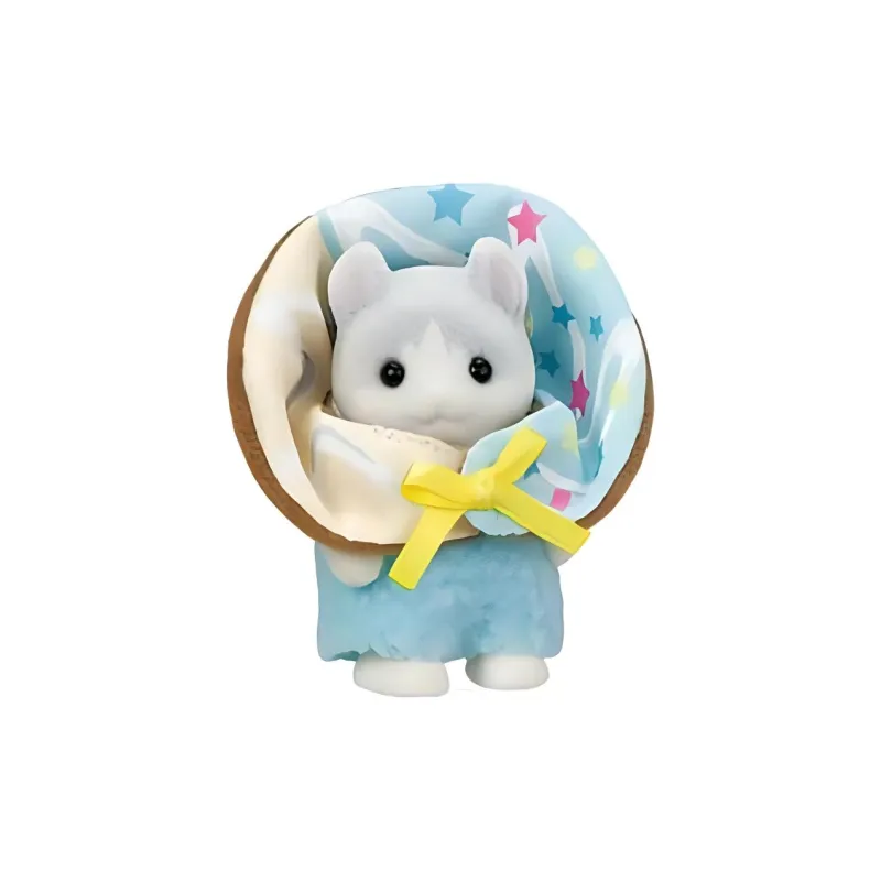 Sylvanian Families Baby Donut Trio Dolls Plush Doll Small Size Tall-1