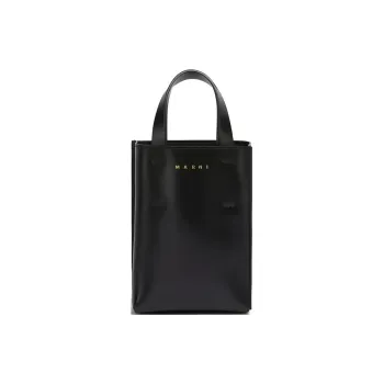 MARNI Logo Printed Top Handle Bag