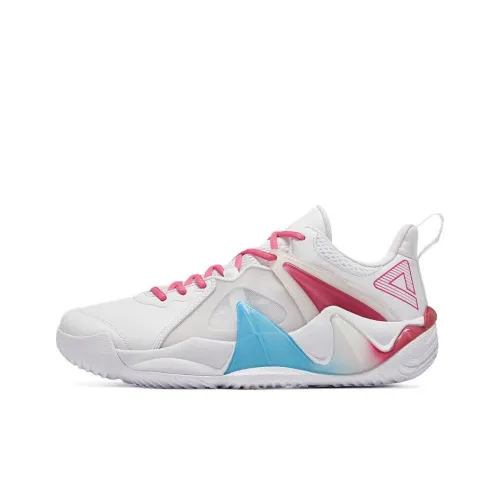 PEAK Basketball Shoes Men Low-Top Baymax/Rose