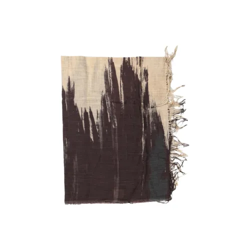 UMA WANG All Over Printed Fringed Edge Scarf