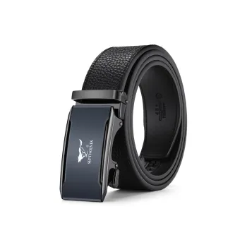 SEPTWOLVES Cow Leather Leather Belts Men's 3.5cm