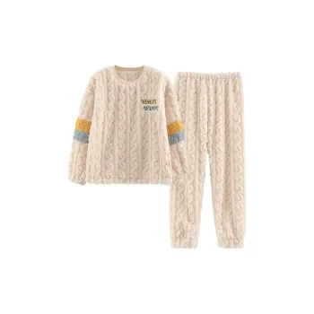 The Story Of The Flower Season Pajama Set Women's Apricot