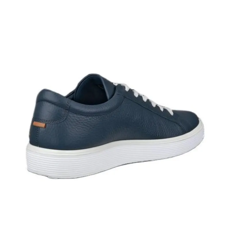 Ecco Low Top Skateboard Shoes Men's Blue-2