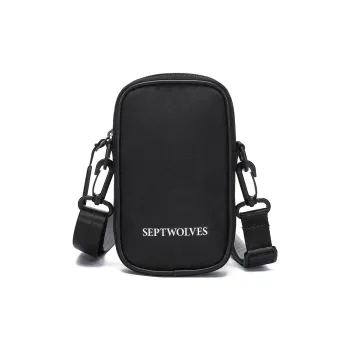 SEPTWOLVES Fabric Crossbody Bag Regular Men's Black