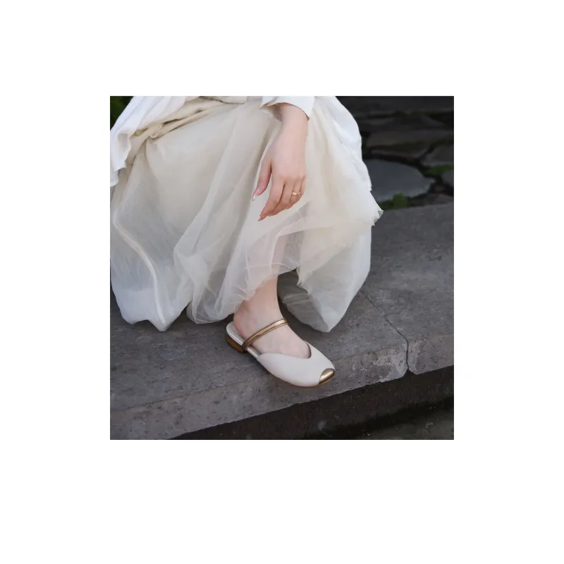 ARTMU Composite Sole Odor Resistant Abrasion Resistant Slip Resistant Closed Toe Slippers Women's-14