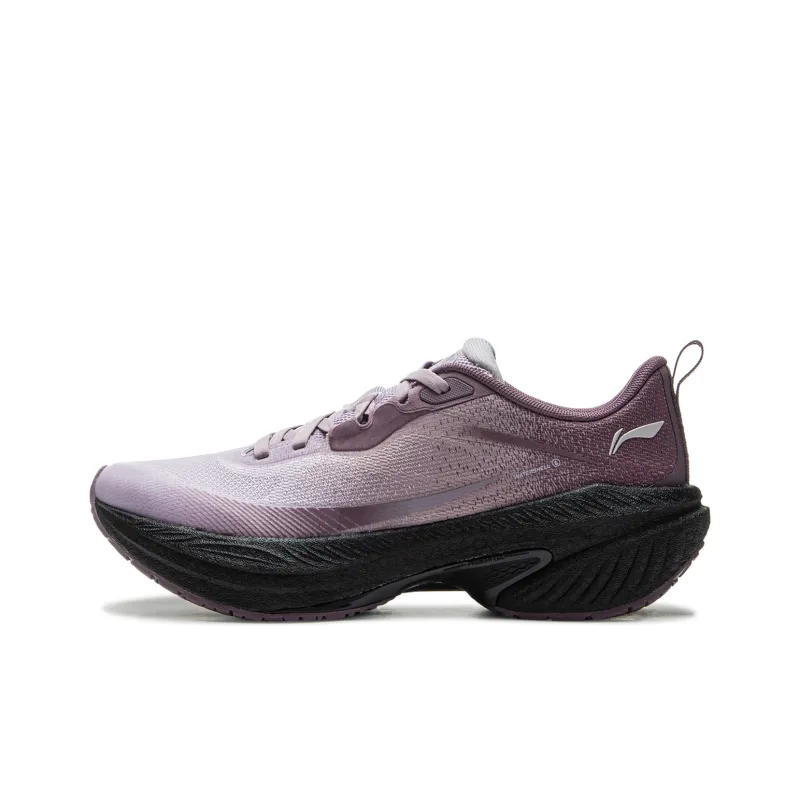 LiNing WuShi 5S 4.0 Cushioning Anti Slip Wear Resistant Breathability Low Top Running Shoes Women's Purple-0