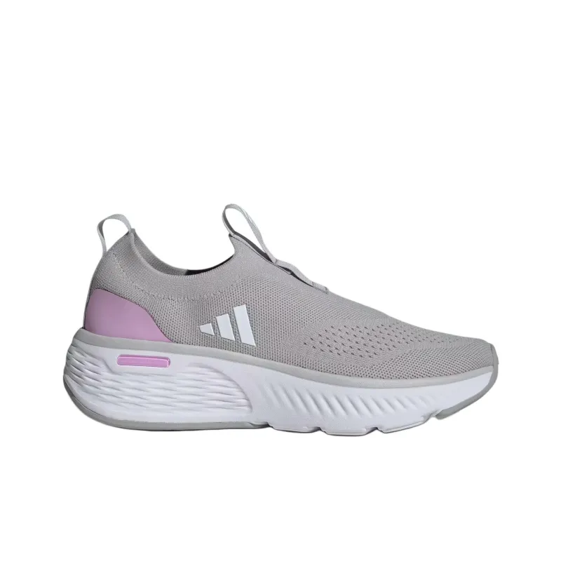 Adidas Cloudfoam Go Sock Grey Two Cloud White Bliss Lilac Women's-1