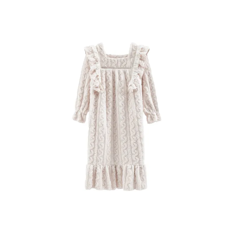 The Story Of The Flower Season Nightgown Women's White-0