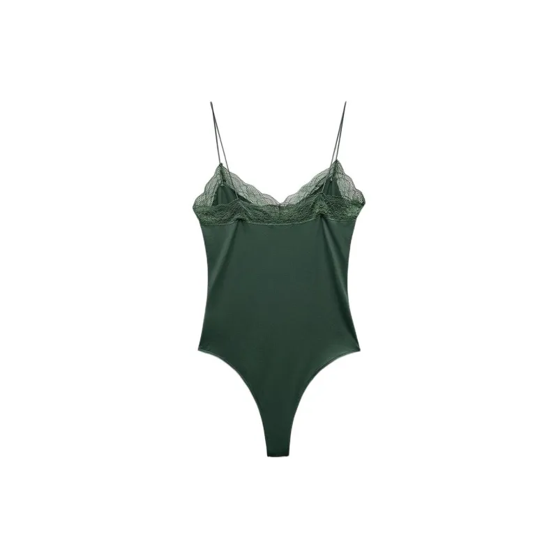 ZARA Bodysuits Women's Green-1