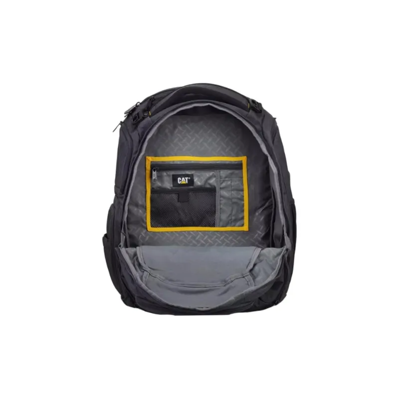 CAT Polyester Backpack Tubas Men's Black Gray-6