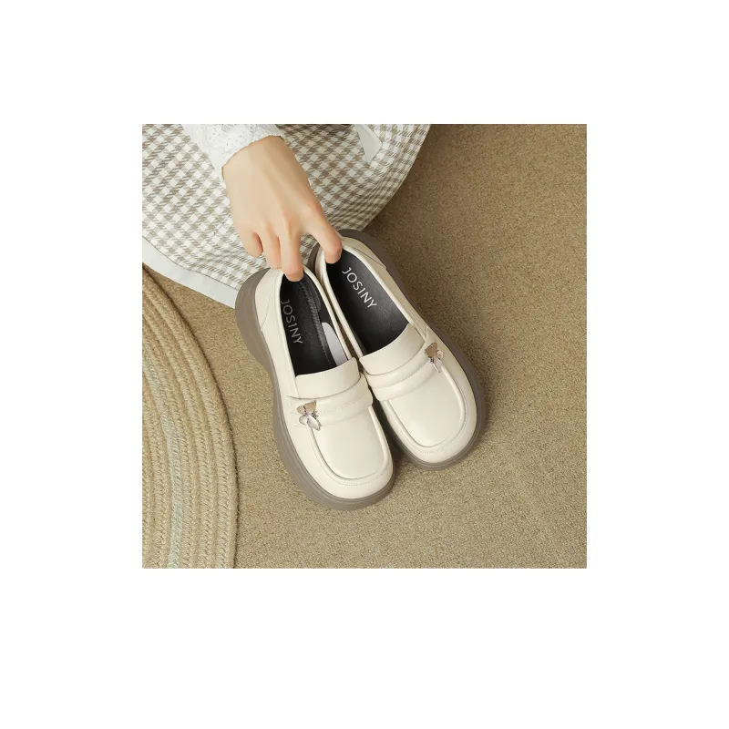 JOSINY Loafers Women's Low Top Black-5