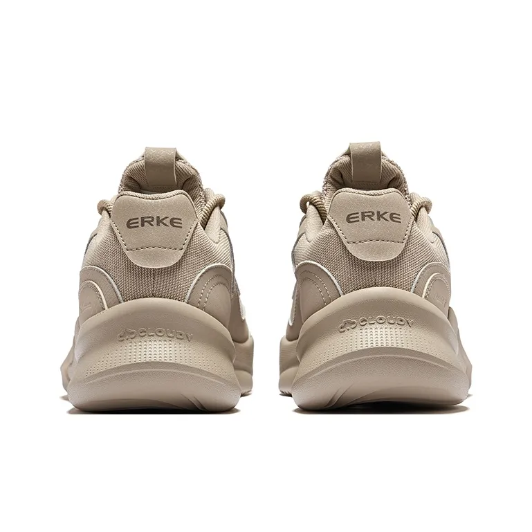 Erke Derivation 2V2 Height Increasing Coverage Low Top Chunky Sneakers Men's Light Linen-3