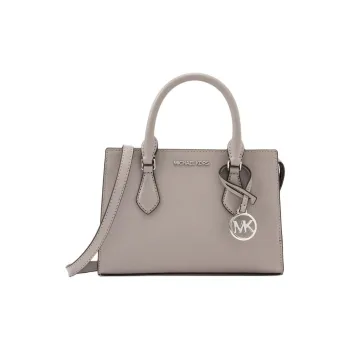 MICHAEL KORS Coated Canvas Tote Bag, Shopping Bag, Shoulder Bag, Crossbody Bag, Handbag Small Size Women's Pearl Gray