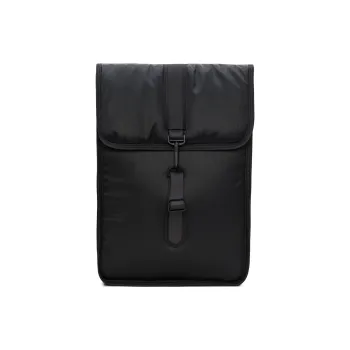 Rains Polyester Backpack Mini Unisex Black/Sand Yellow/Rose Gold Pink