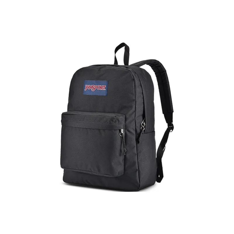 JanSport Fabric Backpack Medium Size Unisex Black-3