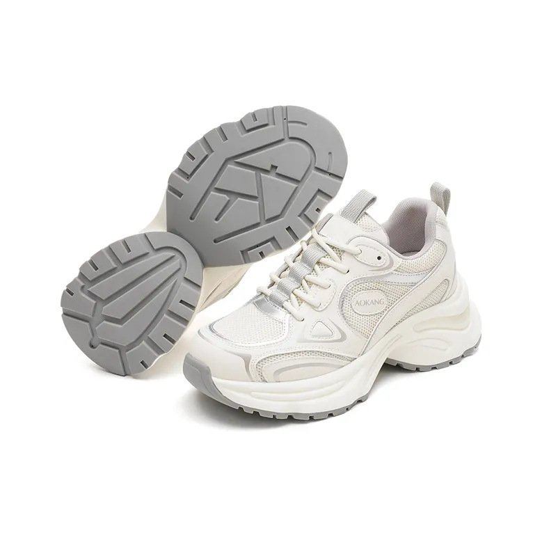AOKANG Slip Resistant Low Top Chunky Sneakers Women's-11