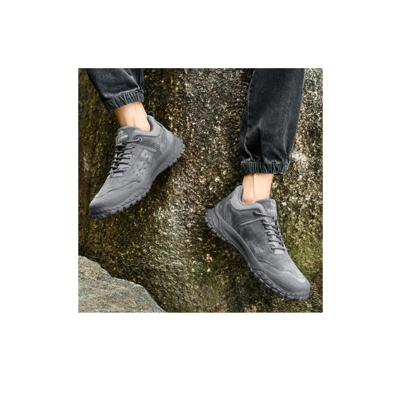 Pilot The Camel Anti-Slip And Wear-Resistant Coverage Low-Top Hiking Shoes Men's-25