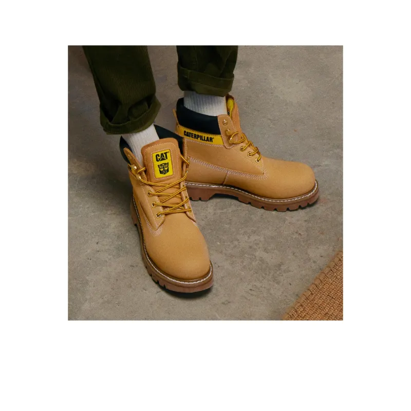 CAT Outdoor Boots Men Yellow-5