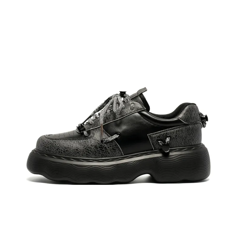 Chi Wolf Casual Shoes Men's Black-0