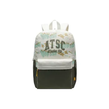 Anta Life Collection PU Backpack Regular Unisex Light Smoke Gray/Light Army Green