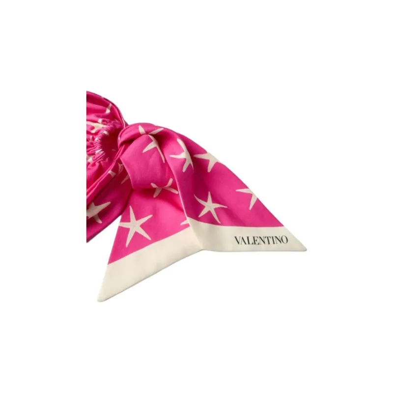 Valentino Silk Headwraps Women's Red-2