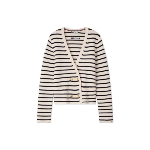 Tommy Hilfiger Knitwear Women's Off White With Black Stripes