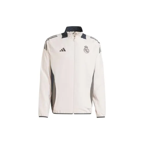 Adidas Real Madrid Jackets Men Light Purple / Gray / Charcoal Gray