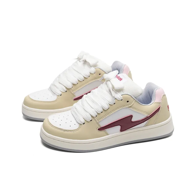 OAOQ Height Increasing Wear-Resistant Lightweight Breathable Slip-Resistant Low-Top Skateboard Shoes Unisex Box-8