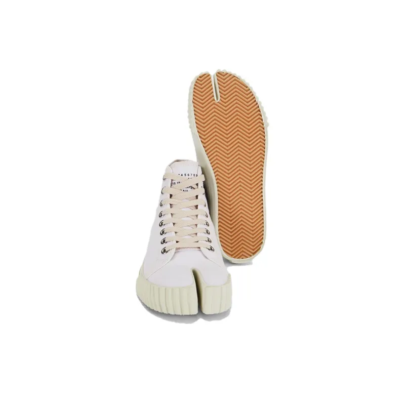 Maison Margiela Tabi High top Canvas Sneakers-4