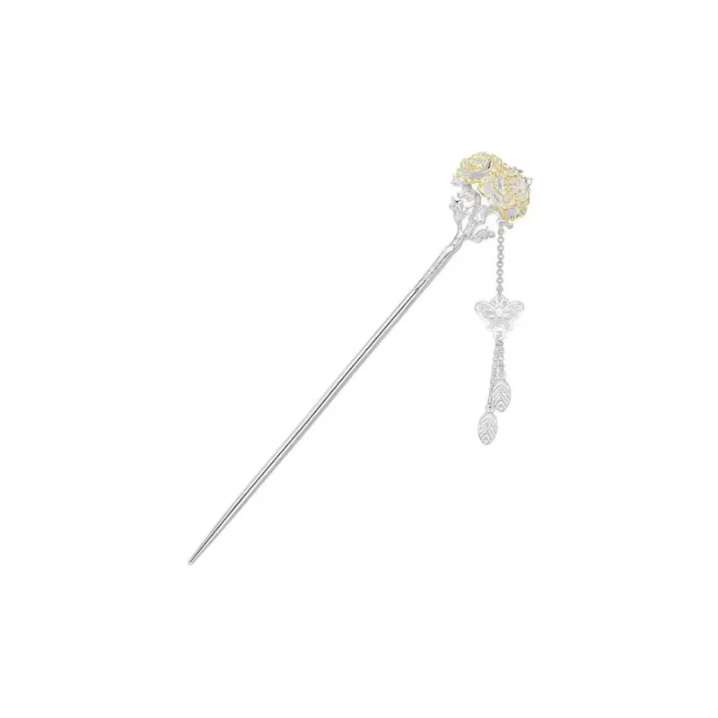 AVIVI Alloy Plated 925 Sterling Silver Hairpins Women's-6