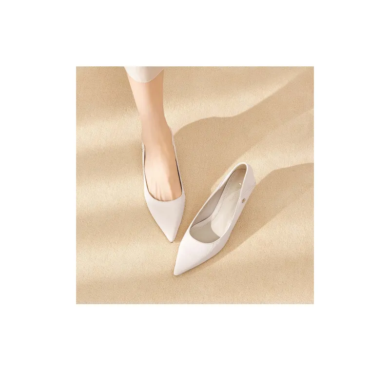 Spider King High Heels 5cm Women's Beige-7