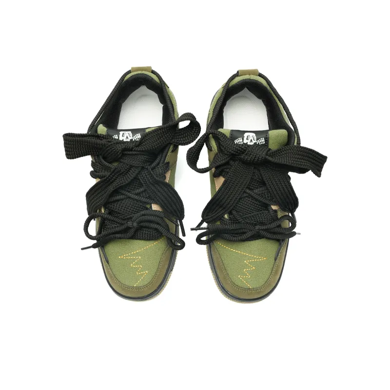 T628 Slip Resistant, Abrasion Resistant, Lightweight, Breathable Low Top Skateboard Shoes Unisex Box Included-3