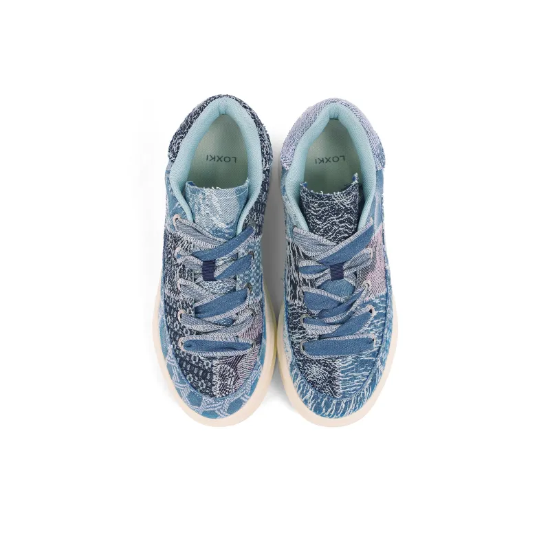 LOXKI Alpha Round Shoes Canvas Shoes Unisex Swag-3