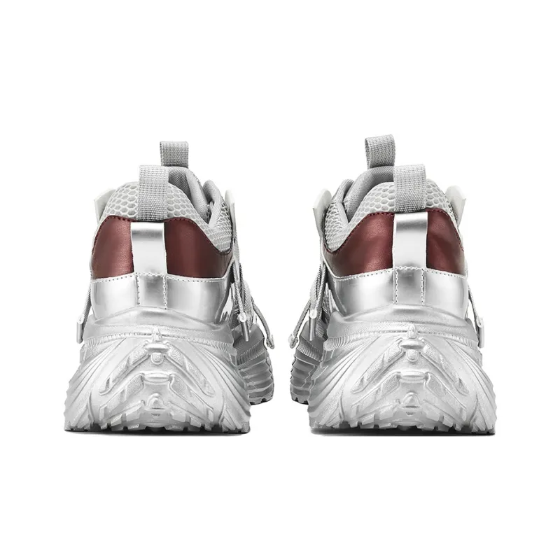 HLA Breathable Chunky Sneakers Casual Platform Height Increasing Athletic Shoes Women's-10