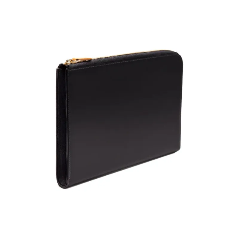 ETTINGER Leather Wallet Large Size Unisex Black-1