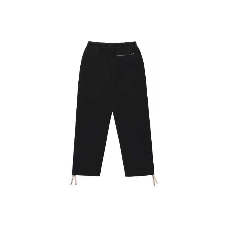 Mizuno Knitted Sports Pants Unisex Charcoal Gray-1