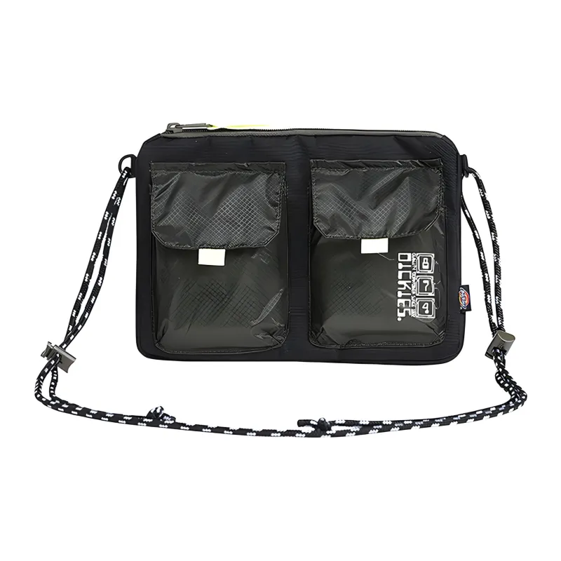 Dickies Cotton Shoulder Bag, Crossbody Bag Regular Unisex Army Green-0