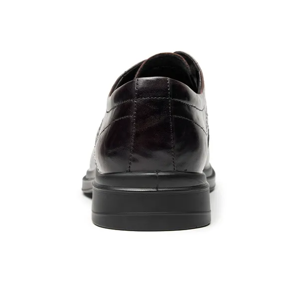 AOKANG Dress Shoes Men Low Top Russet-3