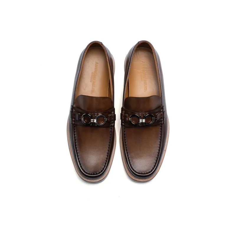 Anthony Miles Casual Shoes Men's Dark Coffee-2