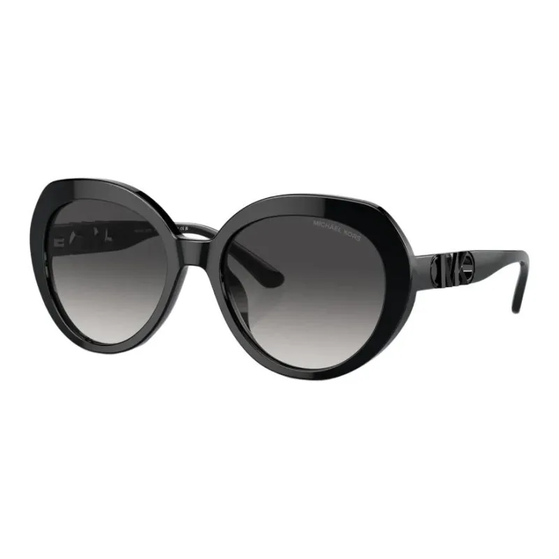 MICHAEL KORS Acetate Oval Sunglasses Unisex Black-0