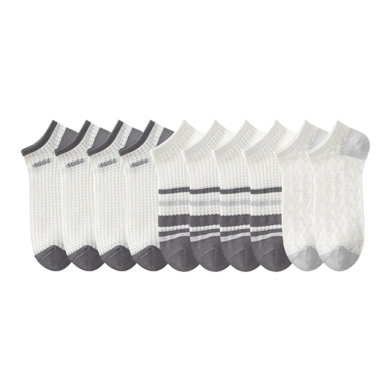 Lan Miao Ankle Socks Men's 10 Pack-5